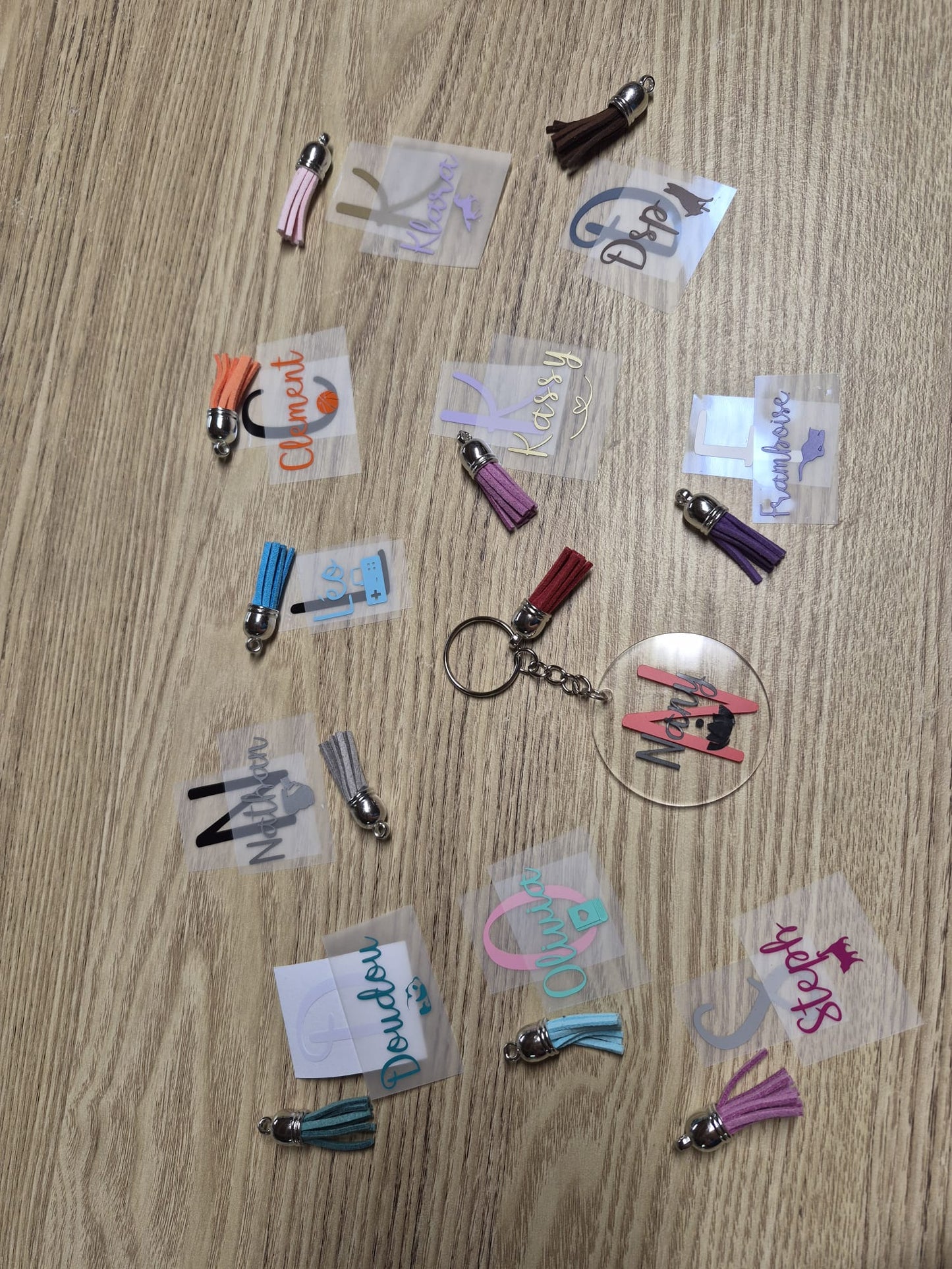 Porte-clés prénom personnalisé