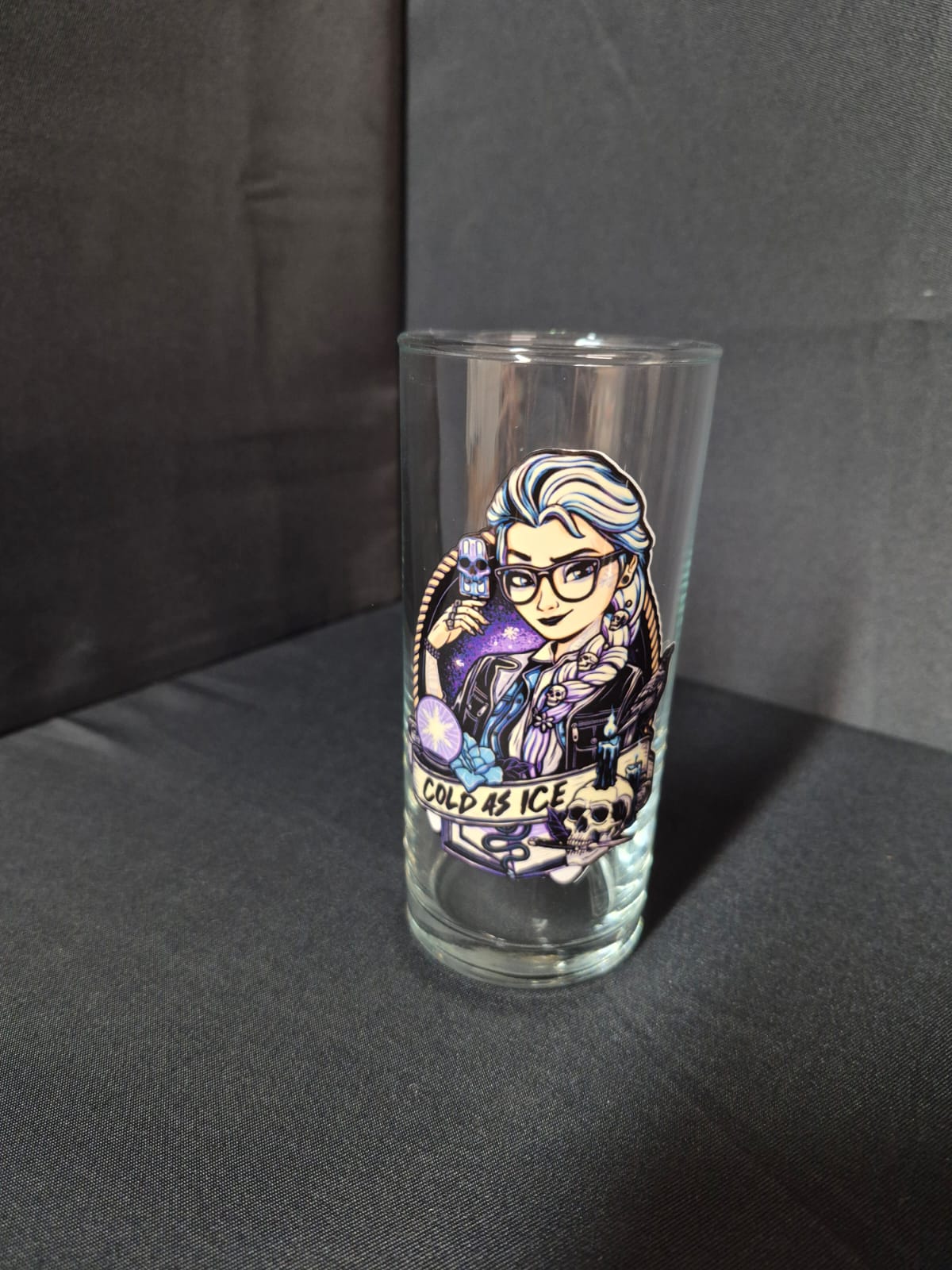 Verre personnalisé Princesses Rock Cold as Ice, design rock fantasy